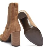 Calvin Klein Botine cu toc | piele întoarsă