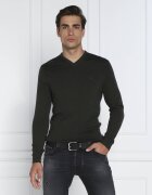 Calvin Klein de lână pulover superior | slim fit