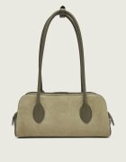 Calvin Klein Geantă pe umăr Emblem | piele întoarsă