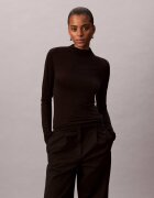 Calvin Klein Guler înalt | Slim Fit cu adaos de lână