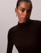 Calvin Klein Guler înalt | Slim Fit cu adaos de lână