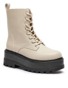 Calvin Klein Jeans De piele botine cu platformă
