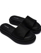 Calvin Klein Șlapi cu adaos de piele