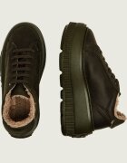 Casadei De piele căptușite sneakers Nexus | shearling cu adaos de lână