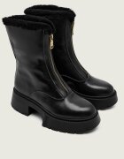 Coach De piele botine cu platformă LEAH | shearling