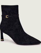 Coccinelle Botine cu toc subțire C-Look | piele întoarsă