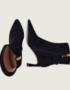 Coccinelle Botine cu toc subțire C-Look | piele întoarsă