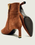 Coccinelle Botine cu toc subțire C-Look | piele întoarsă