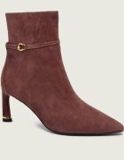 Coccinelle Botine cu toc subțire C-Look | piele întoarsă