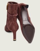 Coccinelle Botine cu toc subțire C-Look | piele întoarsă