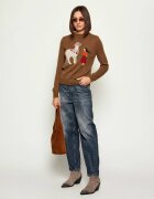 Coccinelle Cizme cowboy Connie | piele întoarsă