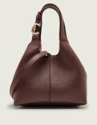 Coccinelle De piele cufăr + borsetă C-Easy