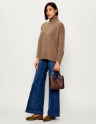 Coccinelle De piele cufăr + borsetă C-Easy