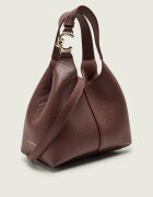 Coccinelle De piele cufăr + borsetă C-Easy