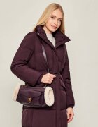 Coccinelle De piele geantă pe umăr Beat | shearling