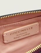 Coccinelle De piele geantă pe umăr Beat | shearling