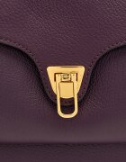 Coccinelle De piele geantă pe umăr Beat | shearling
