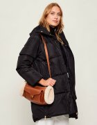 Coccinelle De piele geantă pe umăr Beat | shearling