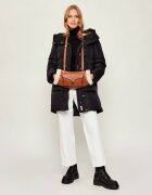 Coccinelle De piele geantă pe umăr Beat | shearling
