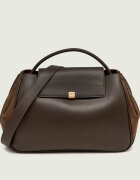 Coccinelle De piele geantă pe umăr Pansy | piele întoarsă