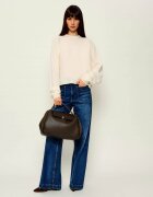Coccinelle De piele geantă pe umăr Pansy | piele întoarsă