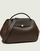 Coccinelle De piele geantă pe umăr Pansy | piele întoarsă