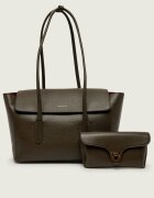 Coccinelle De piele geantă shopper 4w1 Double Beat