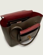Coccinelle De piele geantă shopper 4w1 Double Beat