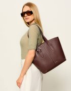 Coccinelle De piele geantă shopper Efern