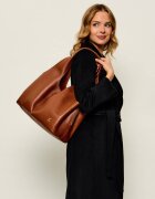 Coccinelle De piele geantă shopper Nell