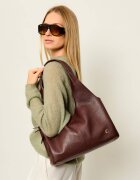 Coccinelle De piele geantă shopper Nell