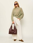 Coccinelle De piele geantă shopper Nell