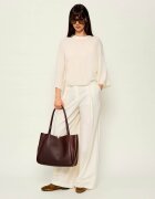 Coccinelle De piele geantă shopper Pansy | piele întoarsă