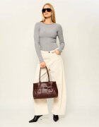 Coccinelle De piele geantă shopper Sabine Soft