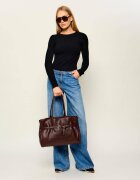 Coccinelle De piele geantă shopper Sabine Soft