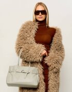Coccinelle De piele geantă shopper Sabine Soft