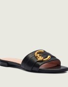 Coccinelle De piele șlapi C-Me Smooth