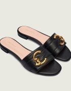 Coccinelle De piele șlapi C-Me Smooth