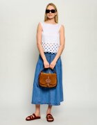 Coccinelle Geantă pe umăr Mavery | piele întoarsă