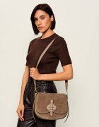 Coccinelle Geantă pe umăr Mavery | piele întoarsă cu adaos de piele