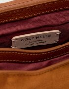 Coccinelle Geantă pe umăr Mavery | piele întoarsă cu adaos de piele