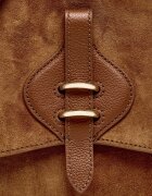 Coccinelle Geantă pe umăr Mavery | piele întoarsă cu adaos de piele