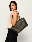 Coccinelle Geantă shopper 3 în 1 Double Beat cu adaos de piele
