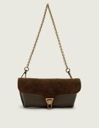 Coccinelle Geantă shopper 3 în 1 Double Beat cu adaos de piele