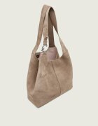 Coccinelle Geantă shopper + borsetă C-Easy | piele întoarsă