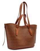 Coccinelle Geantă shopper New Never Without cu adaos de piele
