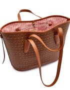Coccinelle Geantă shopper New Never Without cu adaos de piele