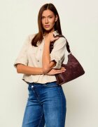 Coccinelle Hobo Boheme | piele întoarsă cu adaos de piele