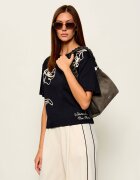 Coccinelle Hobo Boheme | piele întoarsă cu adaos de piele
