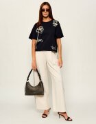 Coccinelle Hobo Boheme | piele întoarsă cu adaos de piele